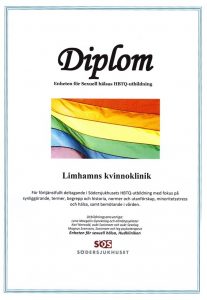 HBTQ Diplom Limhamns Kvinnoklinik